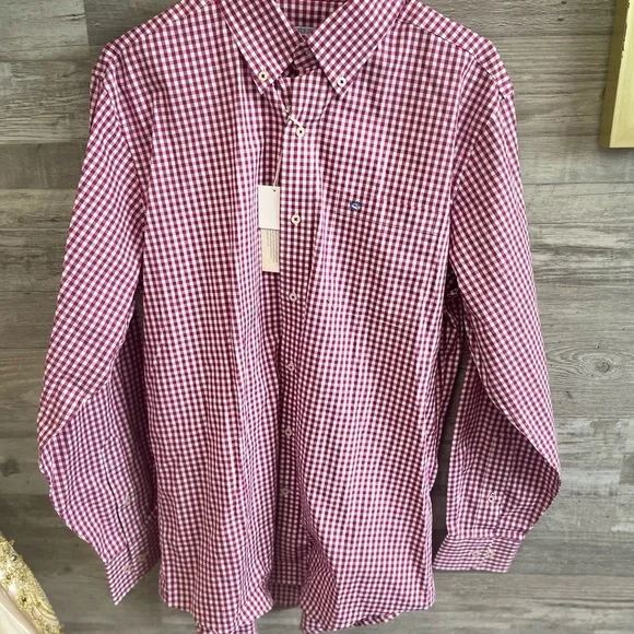 New southern tide button up shirt sz medium - Picture 1 of 4